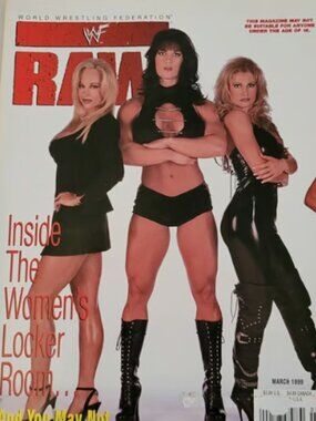 WWF Raw Magazine March 1999 - Sable, Chyna, Debra, Mick Foley
